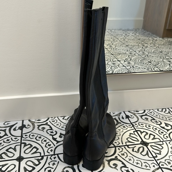 Cole Haan jodhpur boot 7.5 w original box black leather - Picture 3 of 6